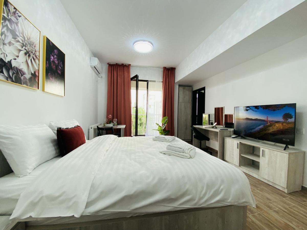 New City Studios With Balcony Bucureşti Eksteriør bilde